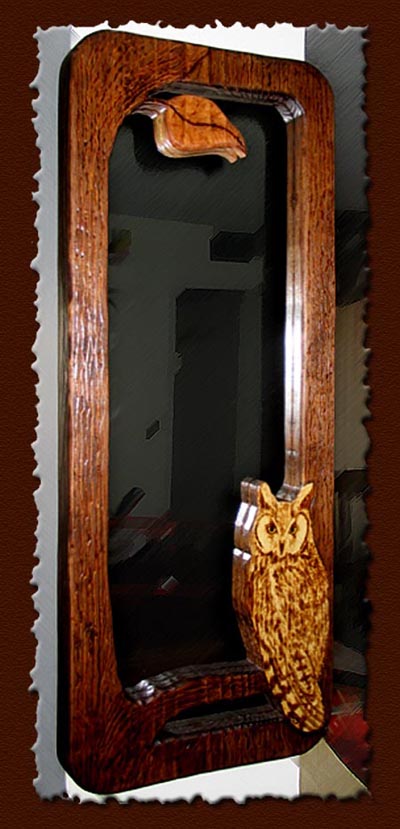 Asio otus tanja sova mirror pyrography