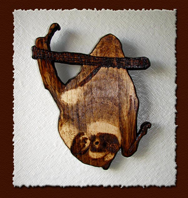 hoary bat tanja sova pyrography